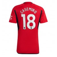 Manchester United Casemiro #18 Domáci futbalový dres 2023-24 Krátky Rukáv